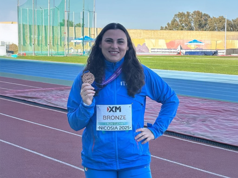 Coppa Europa di lanci: bronzo per Sara Fantini nel martello