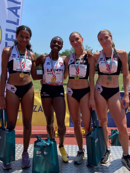 Atletica: Studentesse-Atlete Dual Career dell’Università di Parma protagoniste nelle finali nazionali a squadre, con i colori del CUS Parma